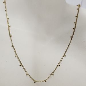 Eliza & Jane Gold Tone with Tiny Gold Tone Ball Accents Necklace New